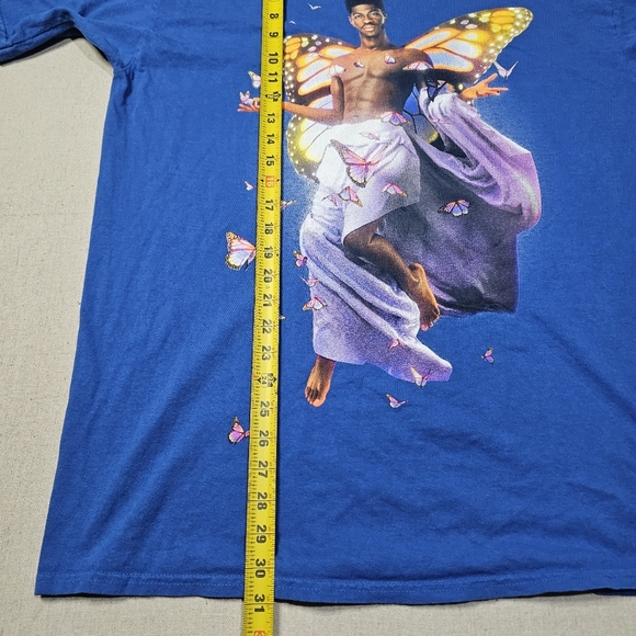 Lil Nas X Long Live Motero Tour/Concert Tee Shirt Mens Size Extra Large Blue - Picture 6 of 6